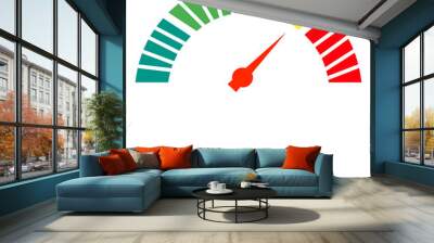 Speedometer icon Wall mural