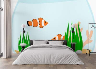 Fish bowl aquarium Wall mural