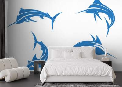 Big blue marlins Wall mural