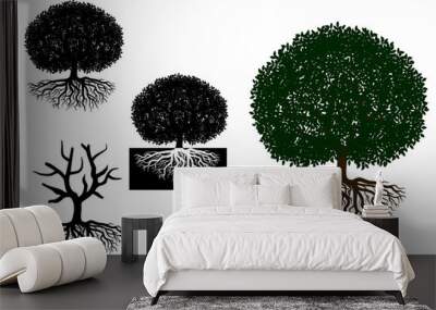 Big tree with roots Wall mural