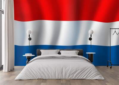 Netherlands national tricolor flag, Holland Wall mural