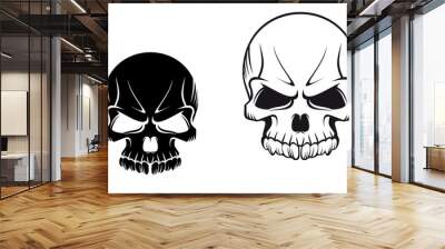 Skulls tattoos Wall mural