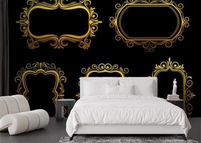 Vintage frames Wall mural