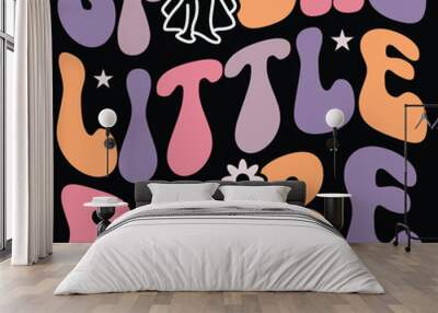 Spooky little babe Wall mural