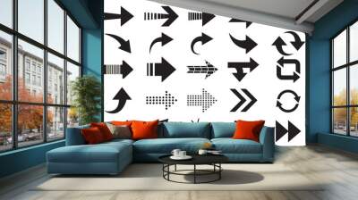 Mega set of arrow vector, icon. Arrows vector set. Arrow icon collection. Modern simple arrows. Vector illustration.	 Wall mural