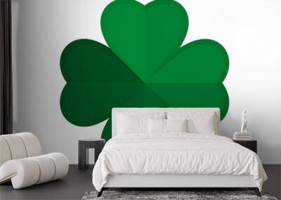 green clover icon vector Wall mural