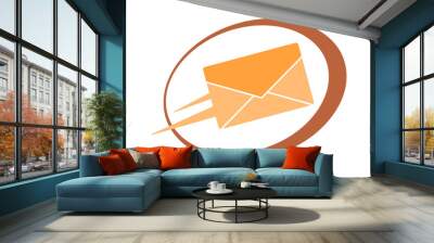 mail message post icon image vector Wall mural