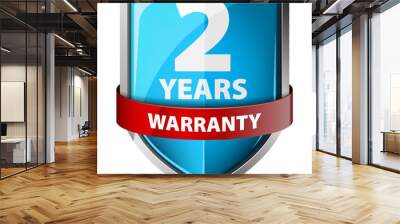 2 year warranty Wall mural