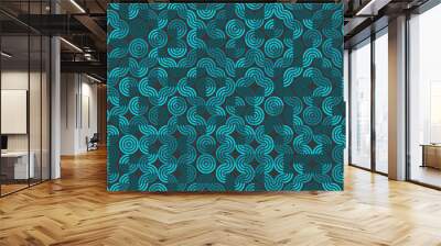 Abstract Geometric Pattern generative computational art illustration Wall mural