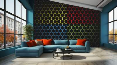 Hi-Tech abstract background Wall mural