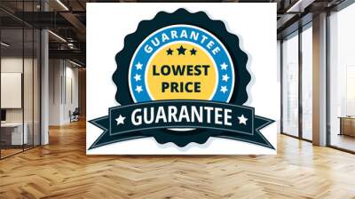 Lower Price Guarantee label illustration Wall mural