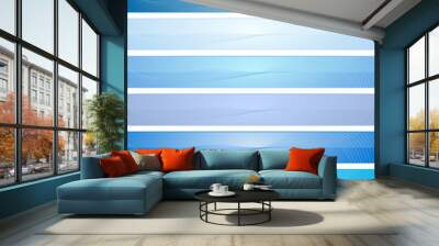 Water banners Wall mural