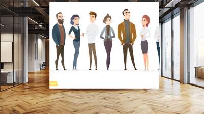 Business people design collection Wall mural