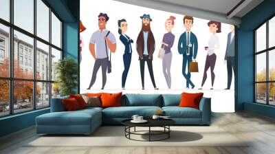 Business people design collection Wall mural