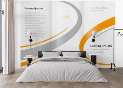 brochure design template Wall mural