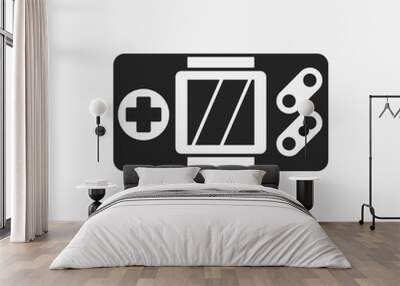 Handheld game consoles icon Wall mural