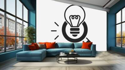 idea icon Wall mural