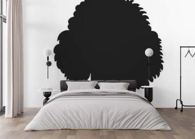 poodle Silhouette  Wall mural