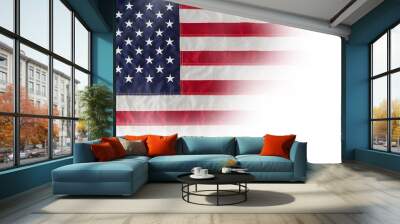 American national flag with stars and stripes Wall mural