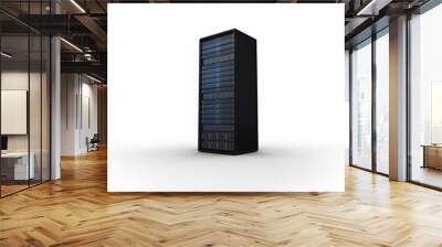 Digital png illustration of computer server on transparent background Wall mural