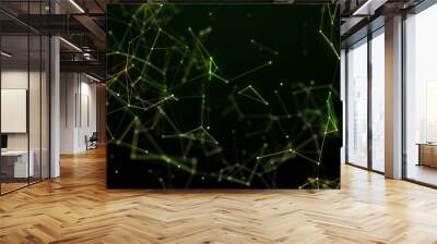 Image of detailed plexus structure 4k Wall mural