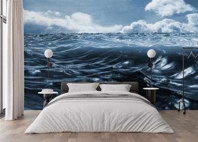 Scenic view of sea Wall mural