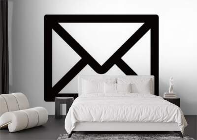 email icon stock vector illustration flat design Wall mural