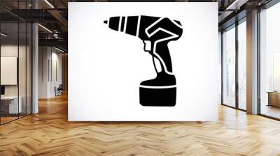 screwdriver icon stock vector illustration flat design Wall mural