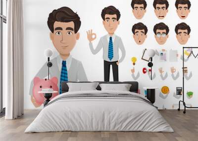 Business man in office style clothes Wall mural