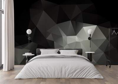 Abstract Triangular Background Light and shade Wall mural