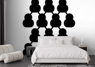 Community icon in vector. Logotype Wall mural