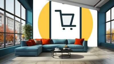 Online Shopping  Wall mural