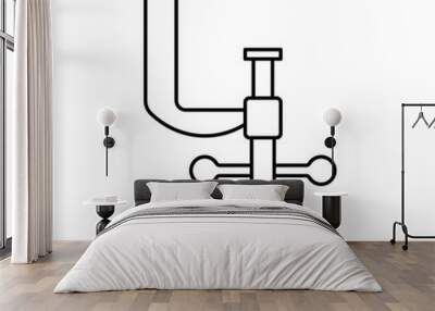  C clamp  Wall mural