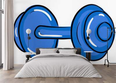 Dumbbell  Wall mural