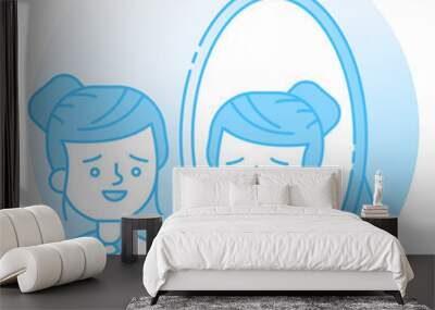 Reflection  Wall mural