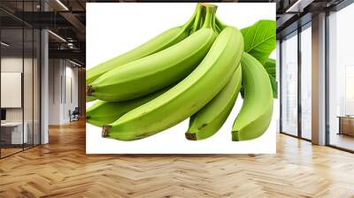 Plantain PNG, Cooking Ingredient, Tropical Banana, Plantain Image, Savory Snack, Ripe Plantain, Plantain Chips, Culinary Uses Wall mural