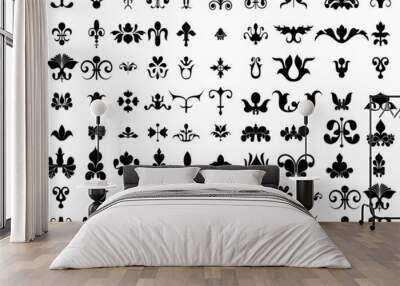 flourish elements shapes Wall mural