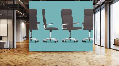 Empty office chair Wall mural