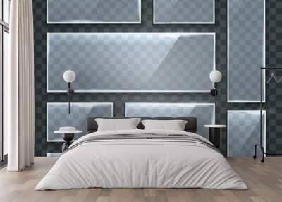 Shine screen overlays Wall mural