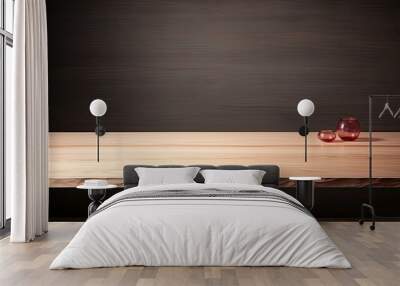 ash light wood grain Wall mural