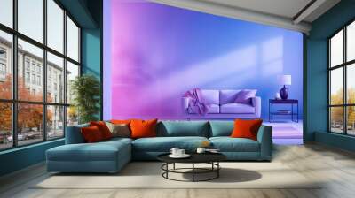 cool blurred interior design color Wall mural