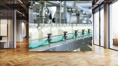 showcases manufacture milk production Wall mural