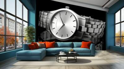 sophisticated silver design Wall mural