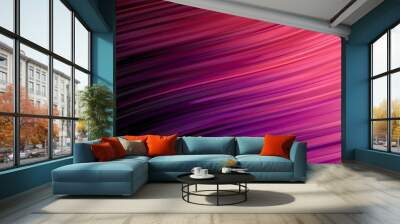 Wave abstract background. Stripe pattern wallpaper. Banner cover vector Wall mural