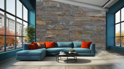 Stone brick wall Wall mural