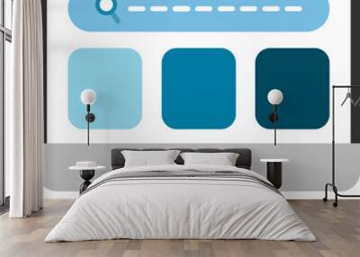 Searcher Icon Wall mural