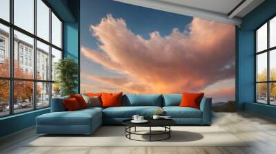 Minimalistic art , sky Wall mural