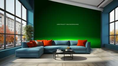 abstract neon green background design template Wall mural