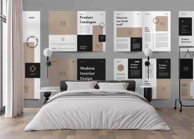 company product cataloguel brochure design template Wall mural