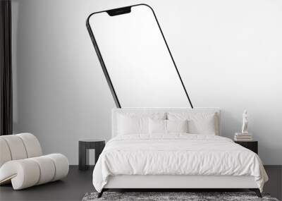 phone mobile smartphone device digital isolated 3d Wall mural